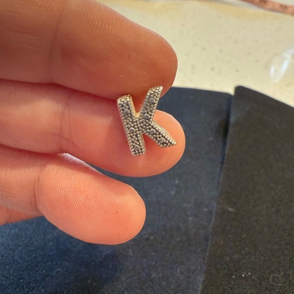 Authentic Pandora Letter K Charm for Bracelet or Necklace Silver 925 - Picture 9 of 12